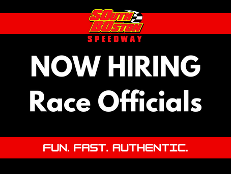 NOW HIRING: Race Official