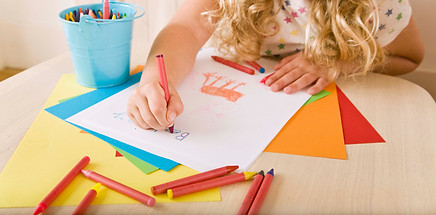 Girl Drawing
