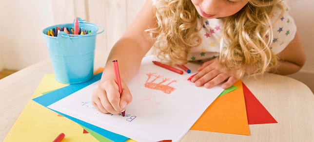 Girl Drawing