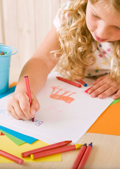 Girl Drawing