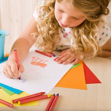 Girl Drawing