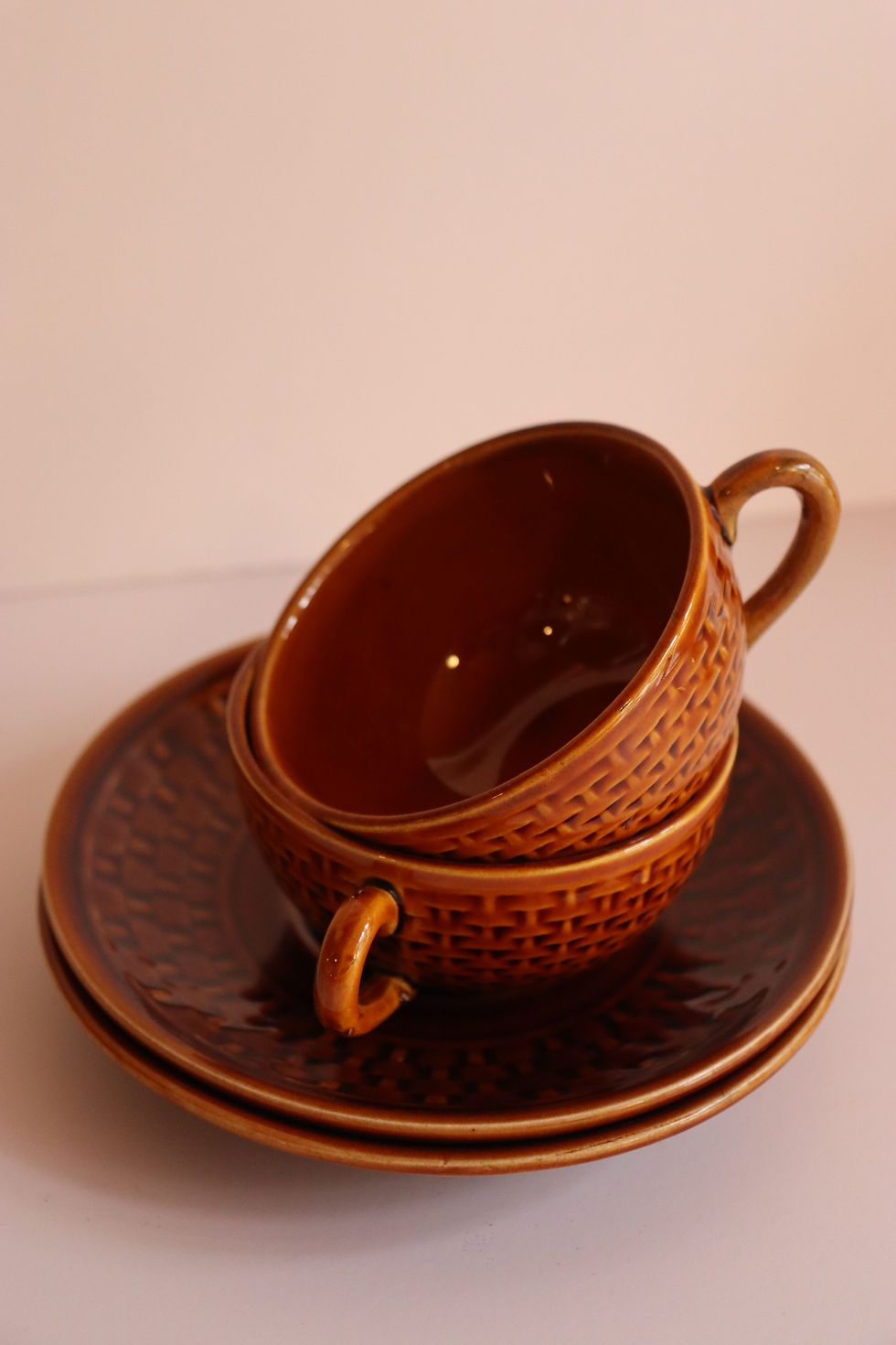 Miniature : Duo de deux tasses et dessous de tasse