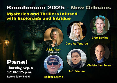 AC Frieden at Bouchercon New Orleans 2025