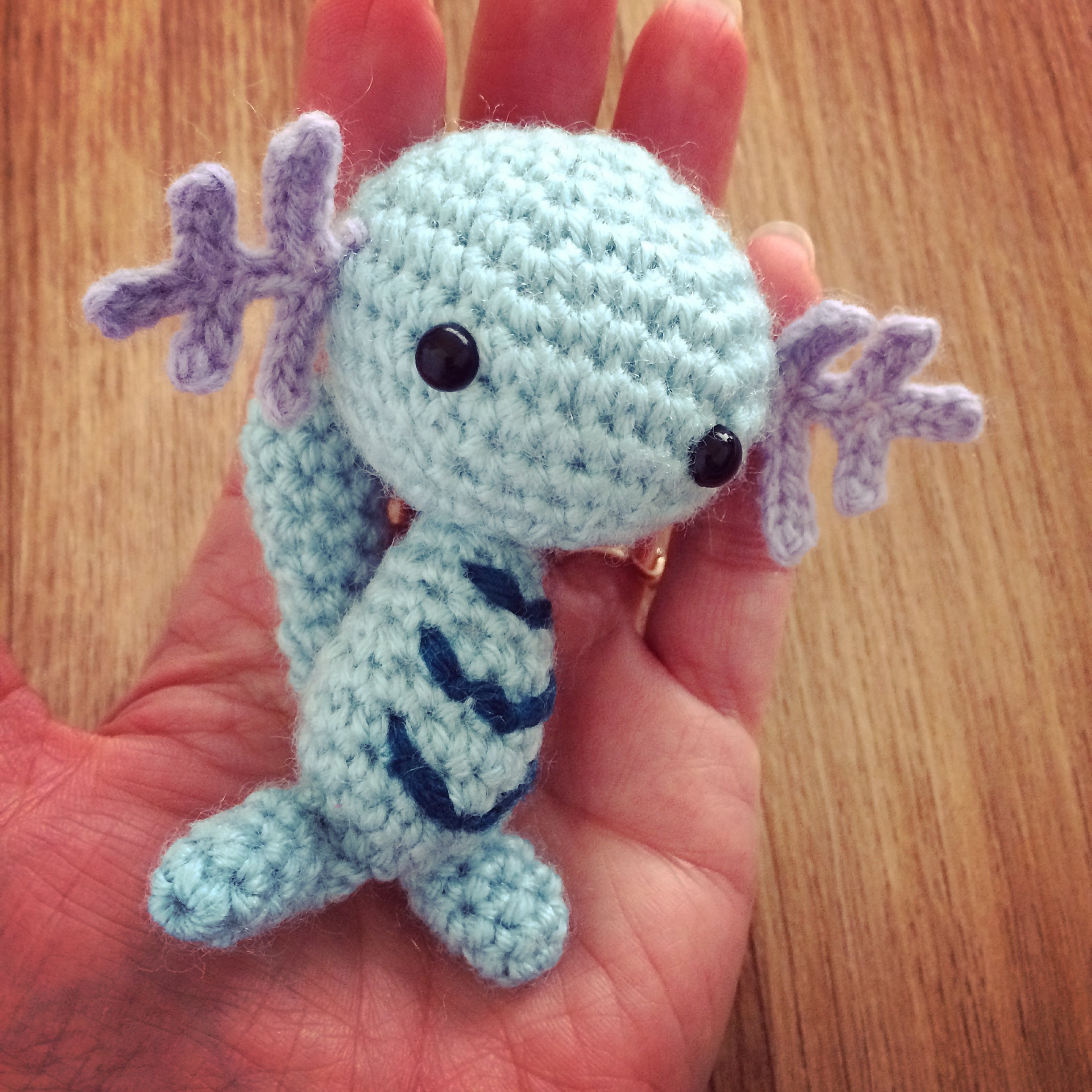 Wooper (Pokemon194 Axoloto), free crochet pattern MyLittleCuteAmis