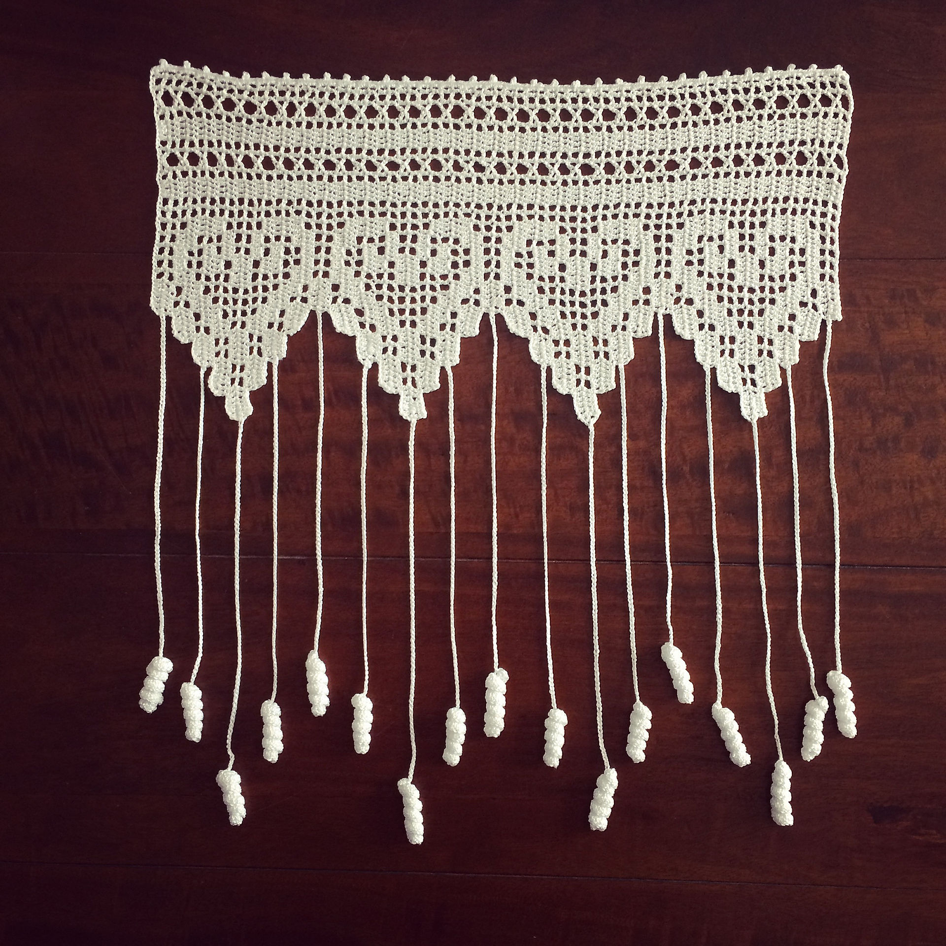Lacy Heart Curtains : part 2