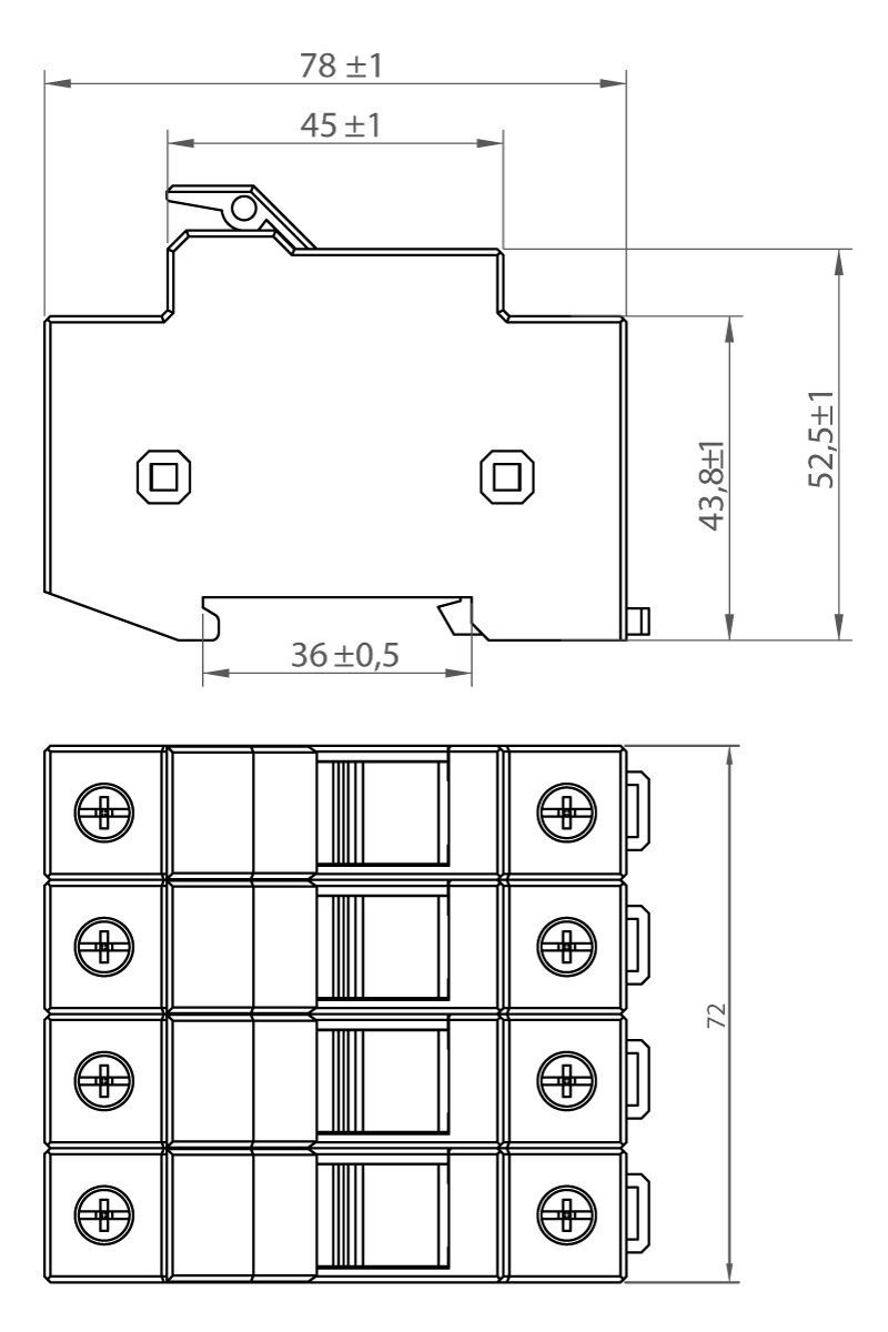 縮圖：GAVE 32A 10x38 Fuse Holder