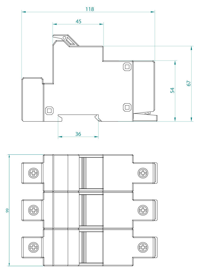 Thumbnail: GAVE 22x58 Fuse-holder