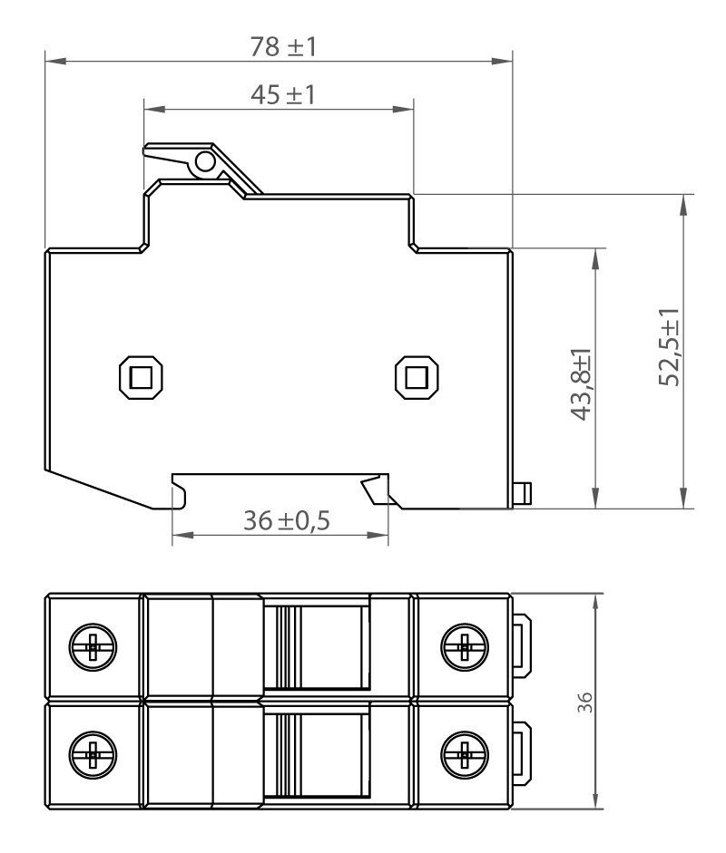 縮圖：GAVE 32A 10x38 Fuse Holder