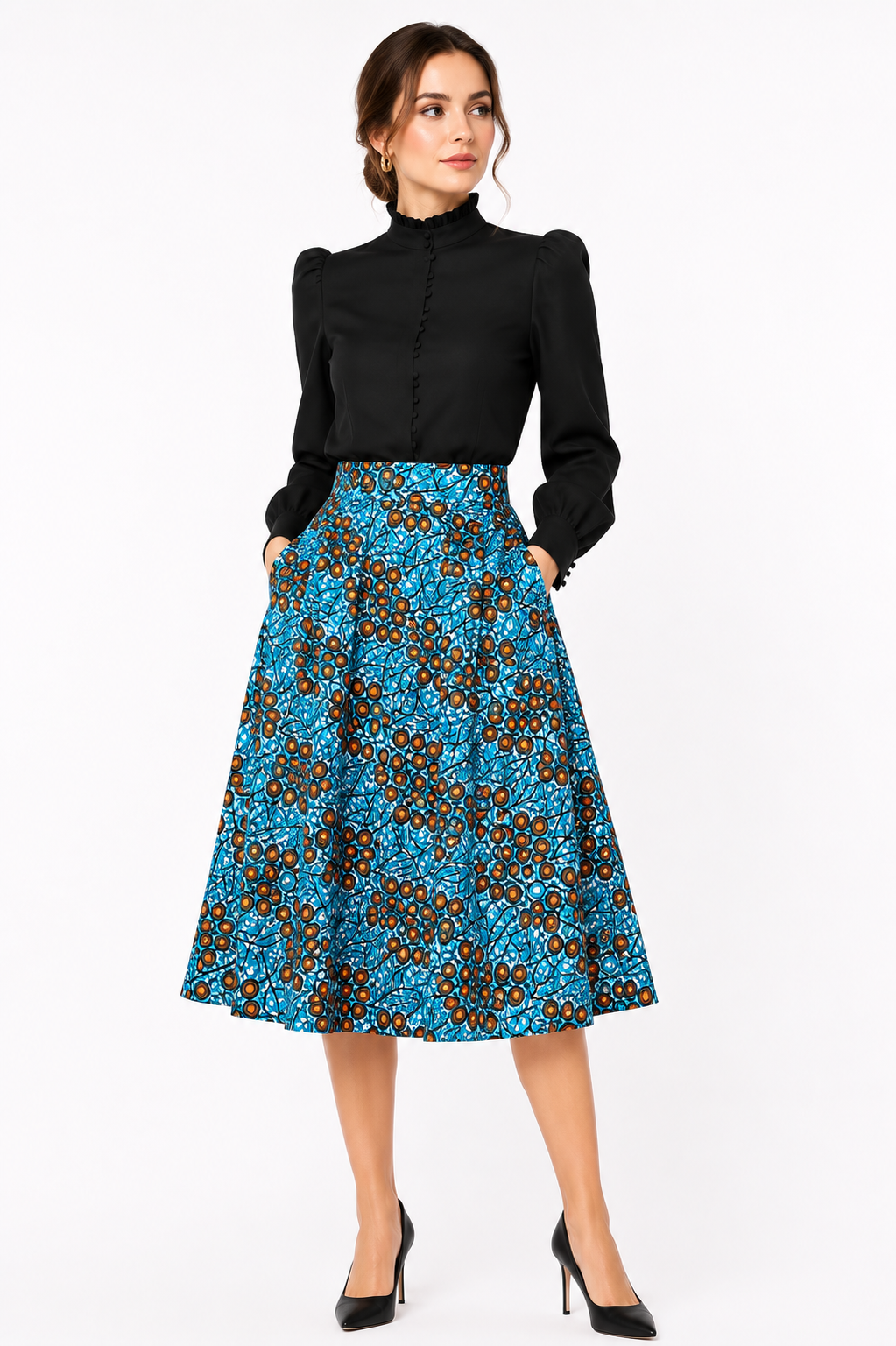 Tamarind Midi Flare Skirt