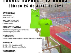 TORNEO HELLO AGAIN - 26 de JUNIO de 2021 - Maresme Padel Club