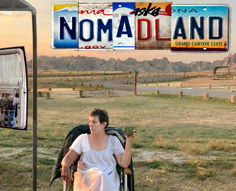 cover for nomadland review from popcorn and pages