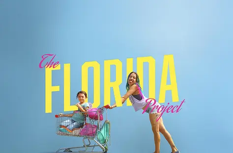 cover for the florida project film review from popcorn and pages
