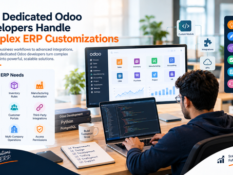 How Dedicated Odoo Developers Handle Complex ERP Customizations
