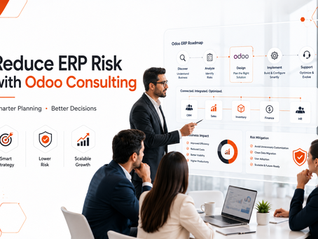 How Business Leaders Use Odoo Consulting Services to Reduce ERP Risk