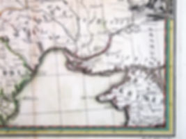 Южная Украина. Старинная карта, 1788 г.