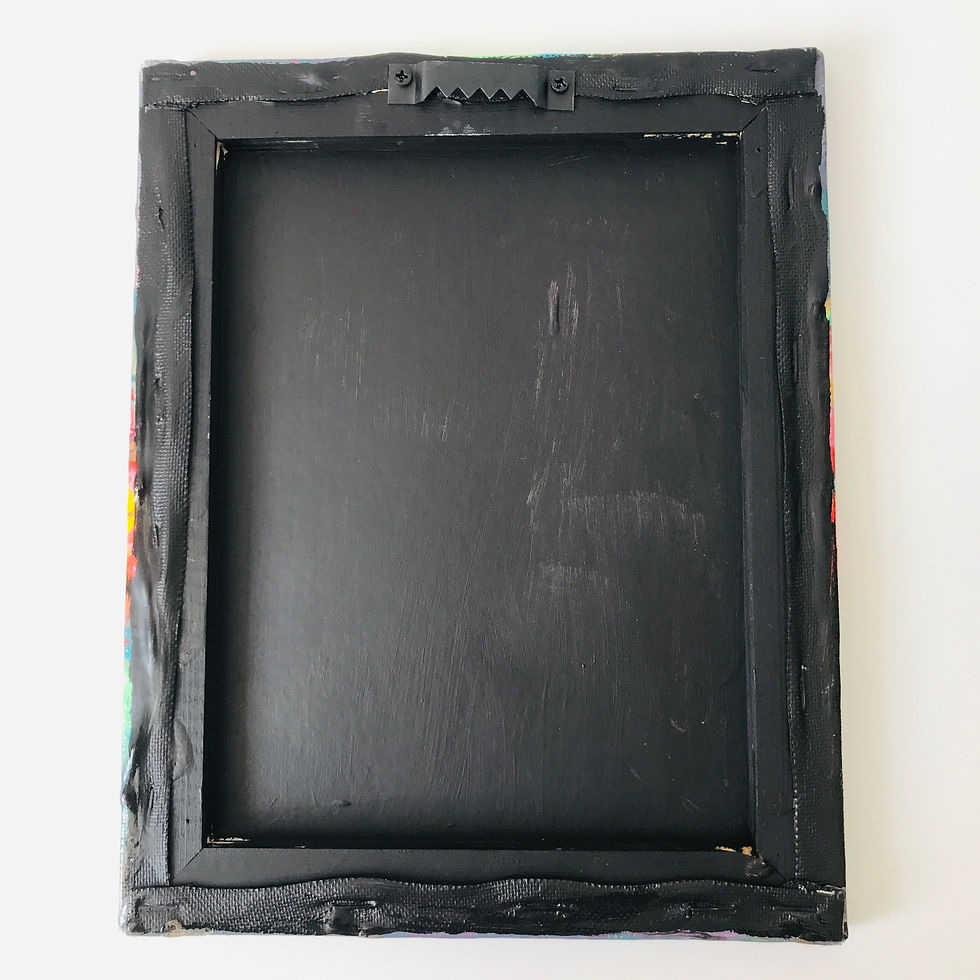 Thumbnail: Tropical Flower - unframed signed acrylic abstract art