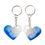 Thumbnail: Small heart keychains/keyrings