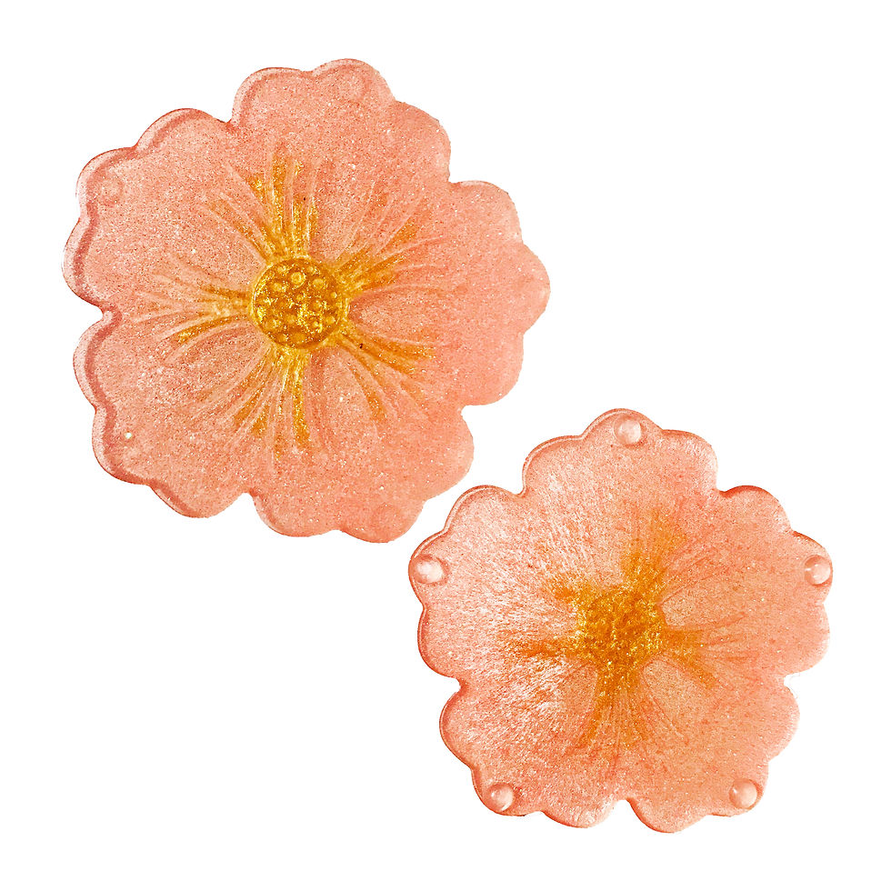 Thumbnail: Floral shaped drink coasters