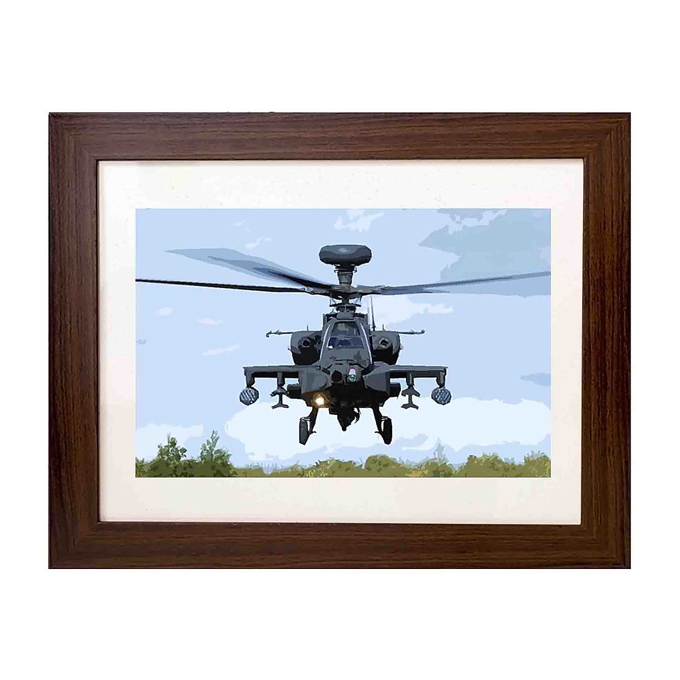 Thumbnail: Framed prints of military fight and rescue helicopters