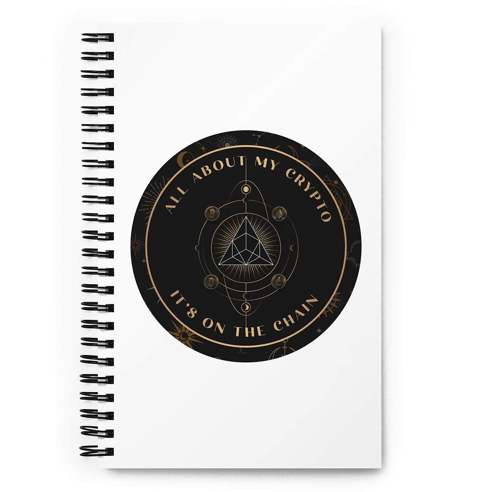 Spiral notebook (dark)