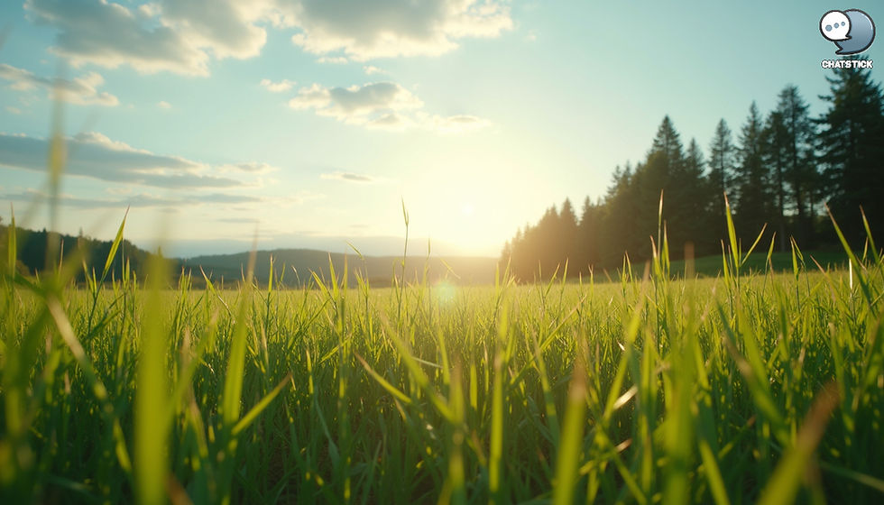 Wide angle view of a natural landscape highlighting clean air initiatives