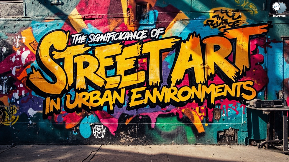 The Transformative Power of Street Art and Graffiti in Urban Landscapes