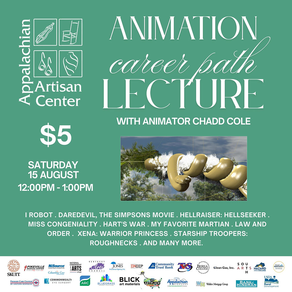 Animation Career Path Lecture with Chadd Cole