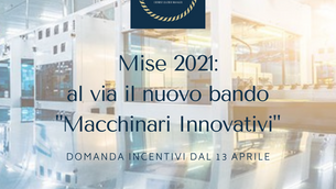 Macchinari innovativi: un bando del MiSE per le imprese del Sud