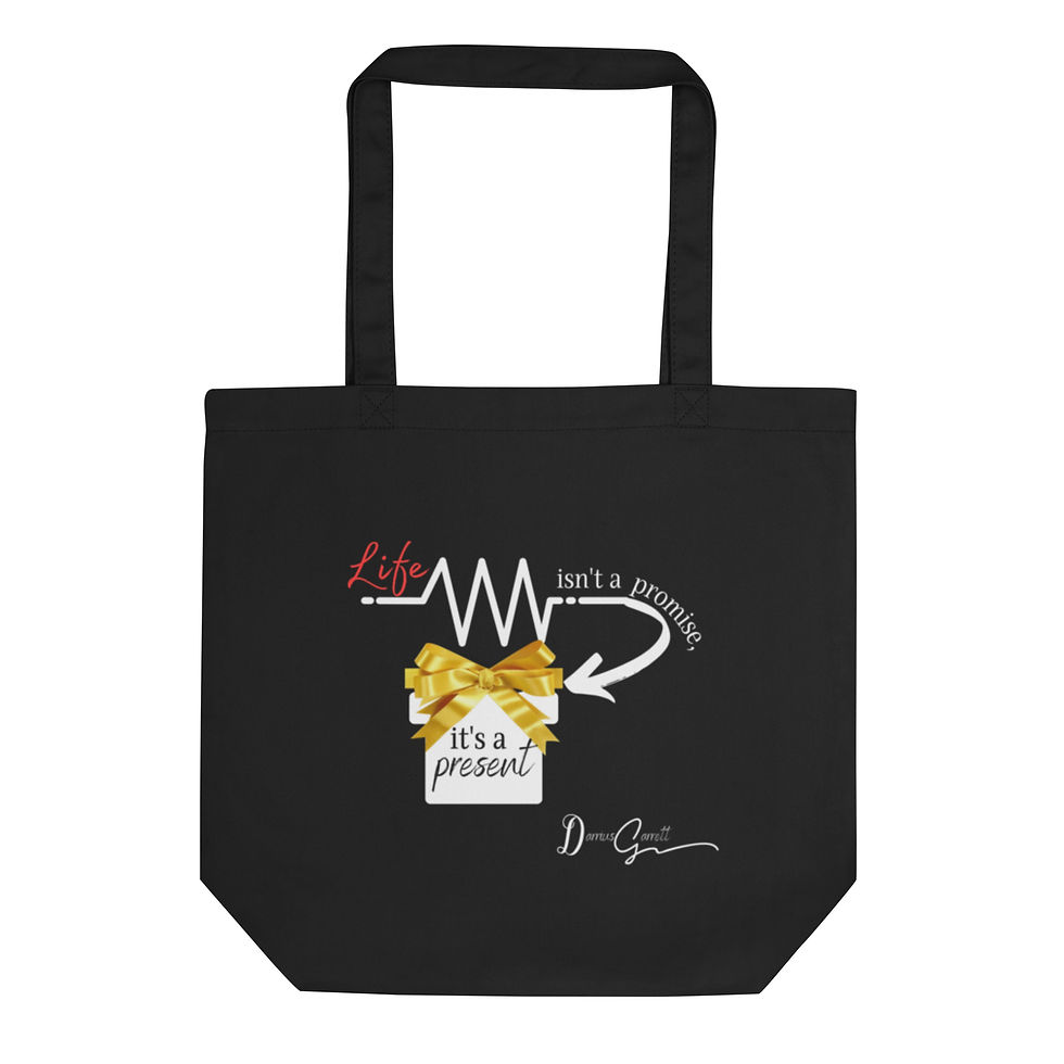 Thumbnail: "Life isn't promised"  Tote Bag