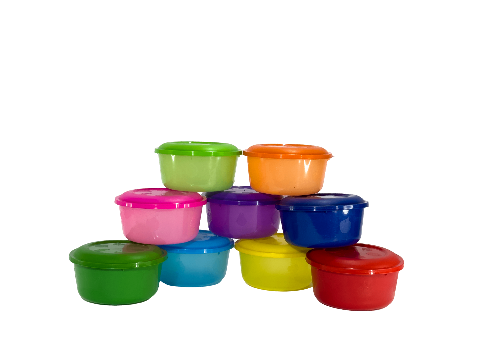 Vista frontal de hermético hawaiano, producto plástico para cocina