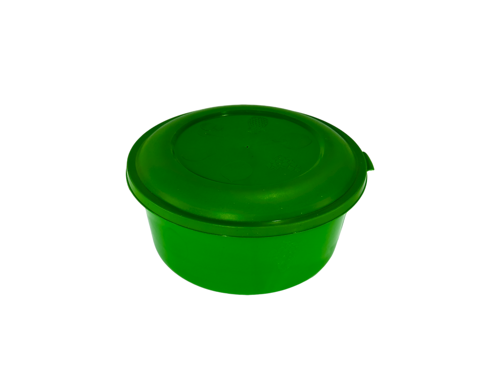 Miniatura: Vista frontal de hermético hawaiano, producto plástico para cocina