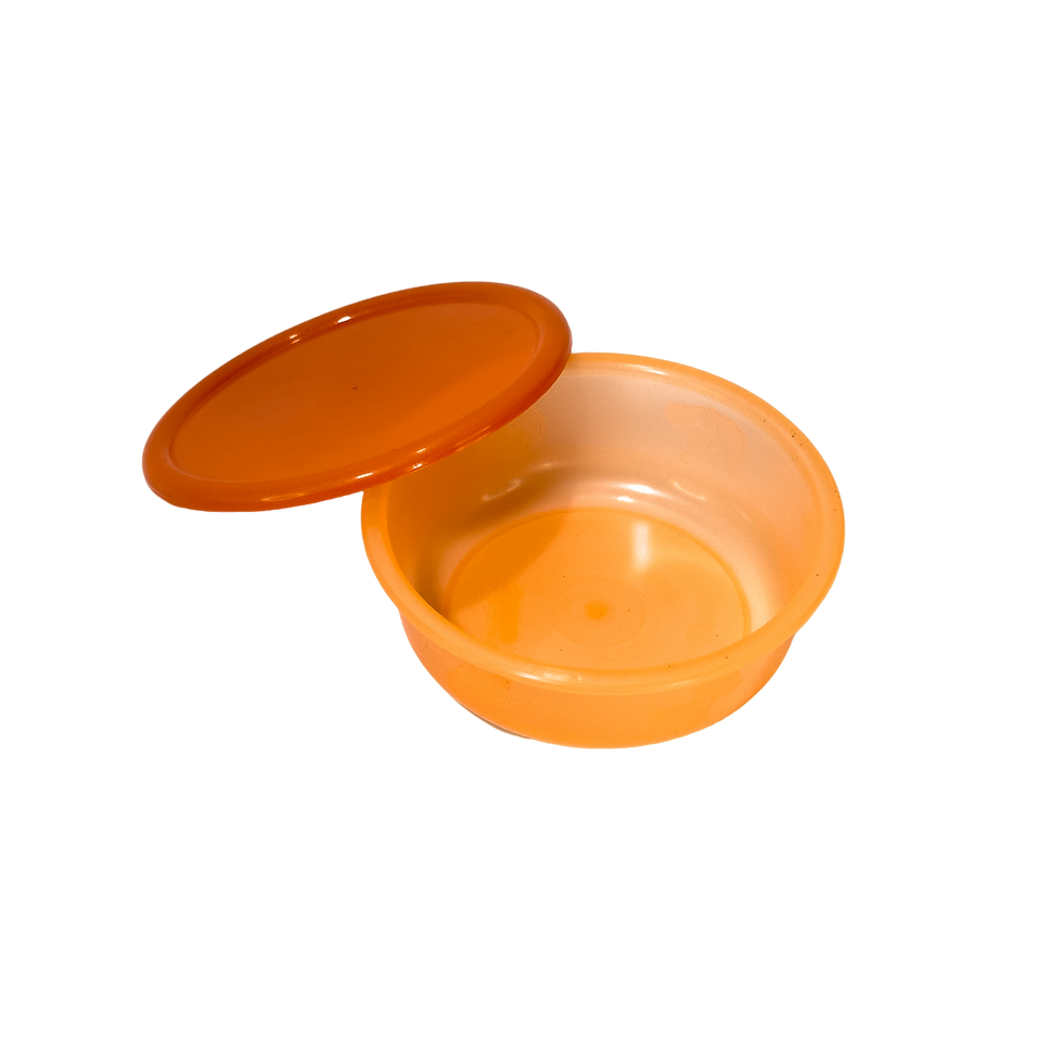 Miniatura: Recipiente plástico de cocina, hermético sin división color naranja