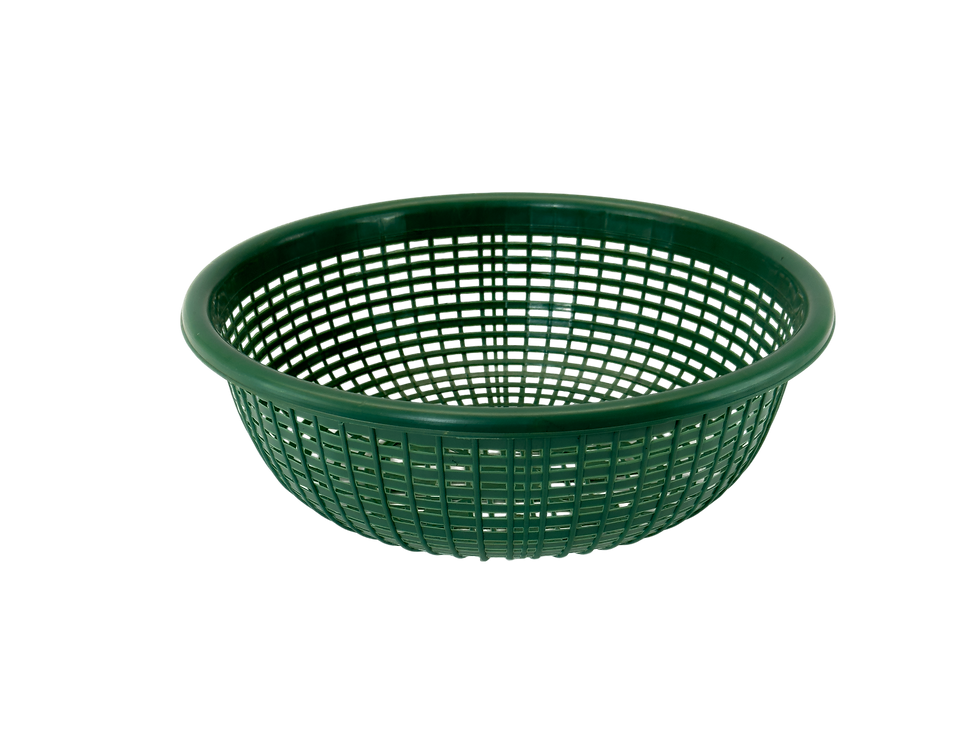 Miniatura: Vista frontal de canasto plástico para frutas