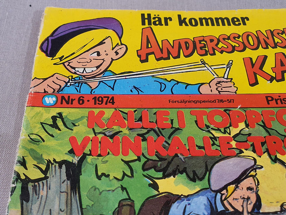 Miniatyrbild: Här kommer Anderssonskans Kalle nr 6 1974