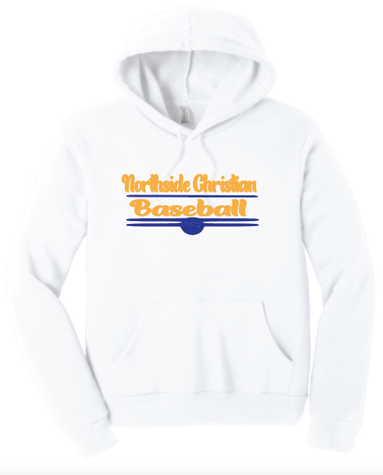 BELLA + CANVAS UNISEX FLEECE PULLOVER HOODIE/NCS BASEBALL