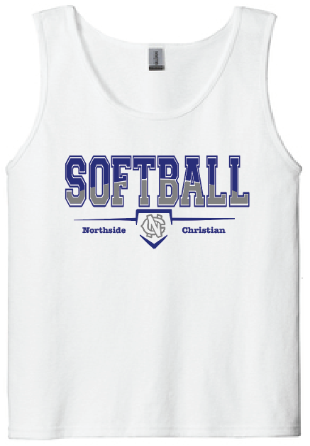 GILDAN ULTRA COTTON TANK TOP/ NCS SOFTBALL