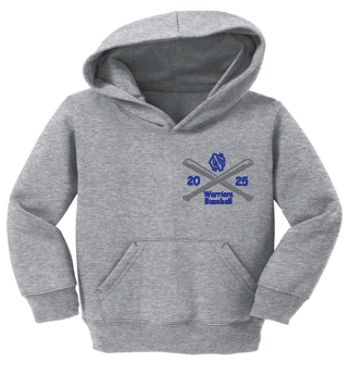 Port & Company® Toddler Core Fleece Pullover Hooded Sweatshirt/NCS BASEBALL