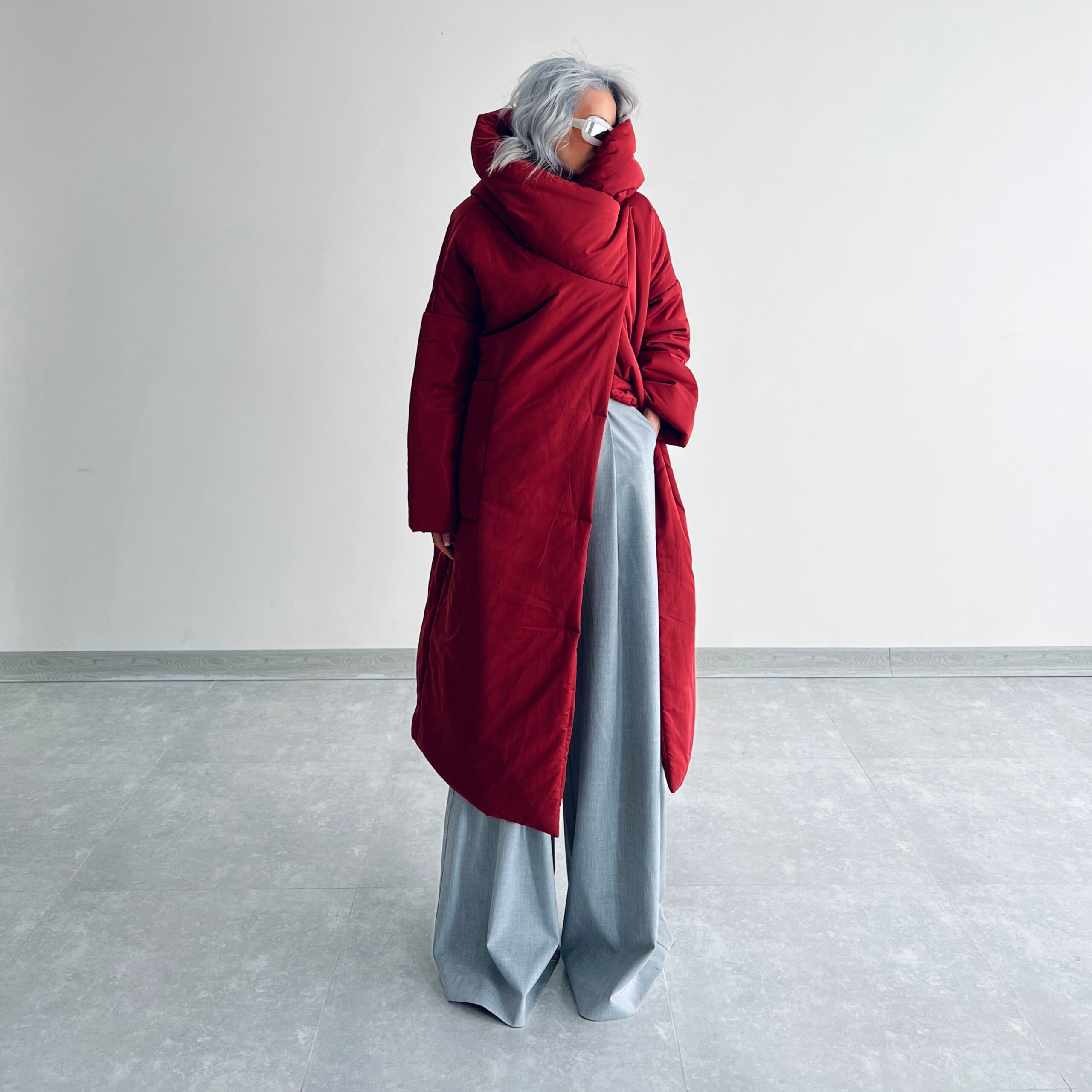 Saheb Hooded  Longline Puffer Coat