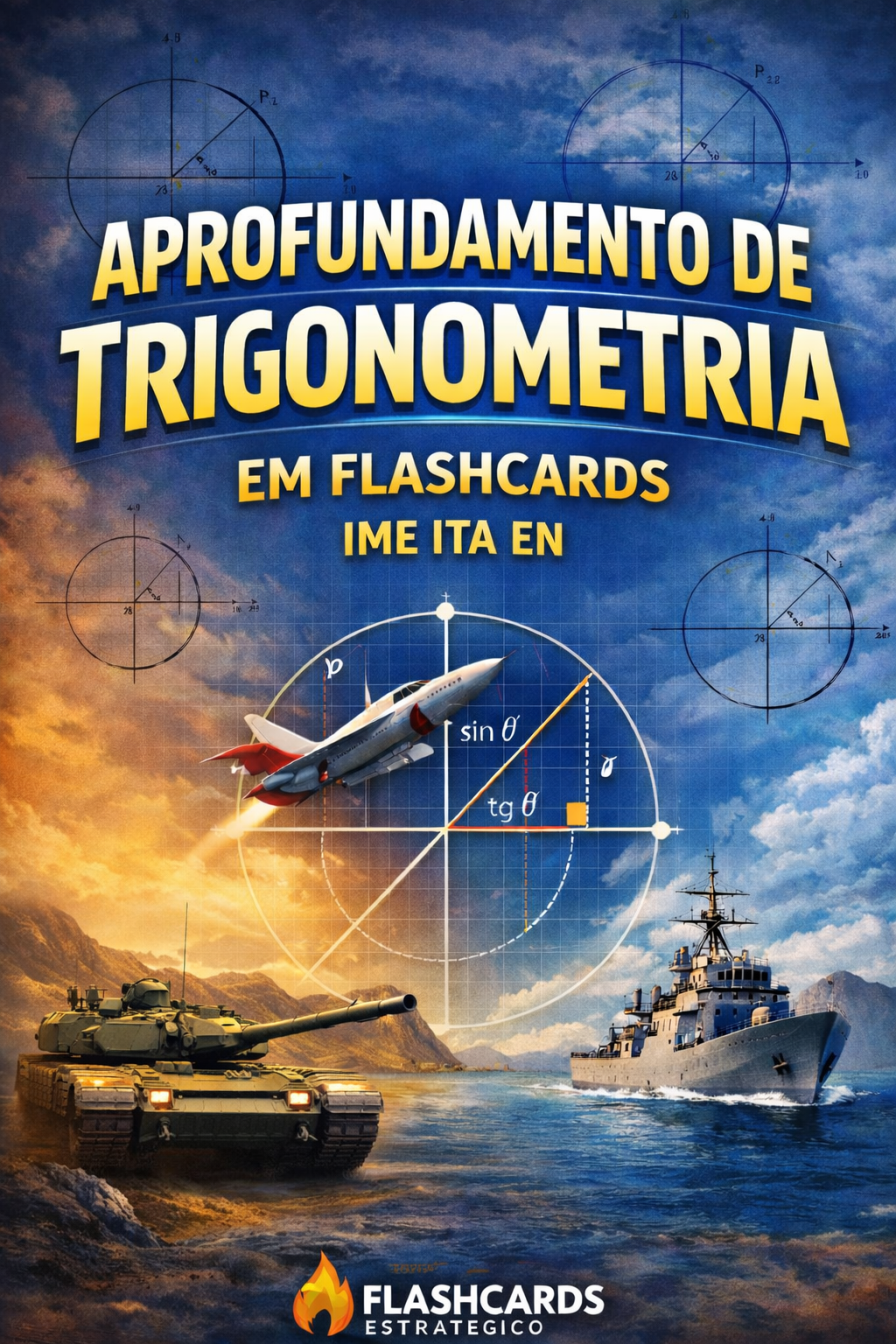 APROFUNDAMENTO DE TRIGONOMETRIA EM FLASHCARDS IME ITA EN