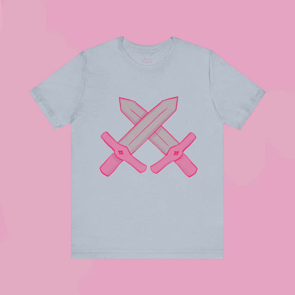 Thumbnail: Pink Crossed Swords Tee