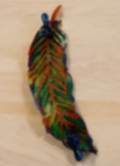 Rust Stem Leaf Decor