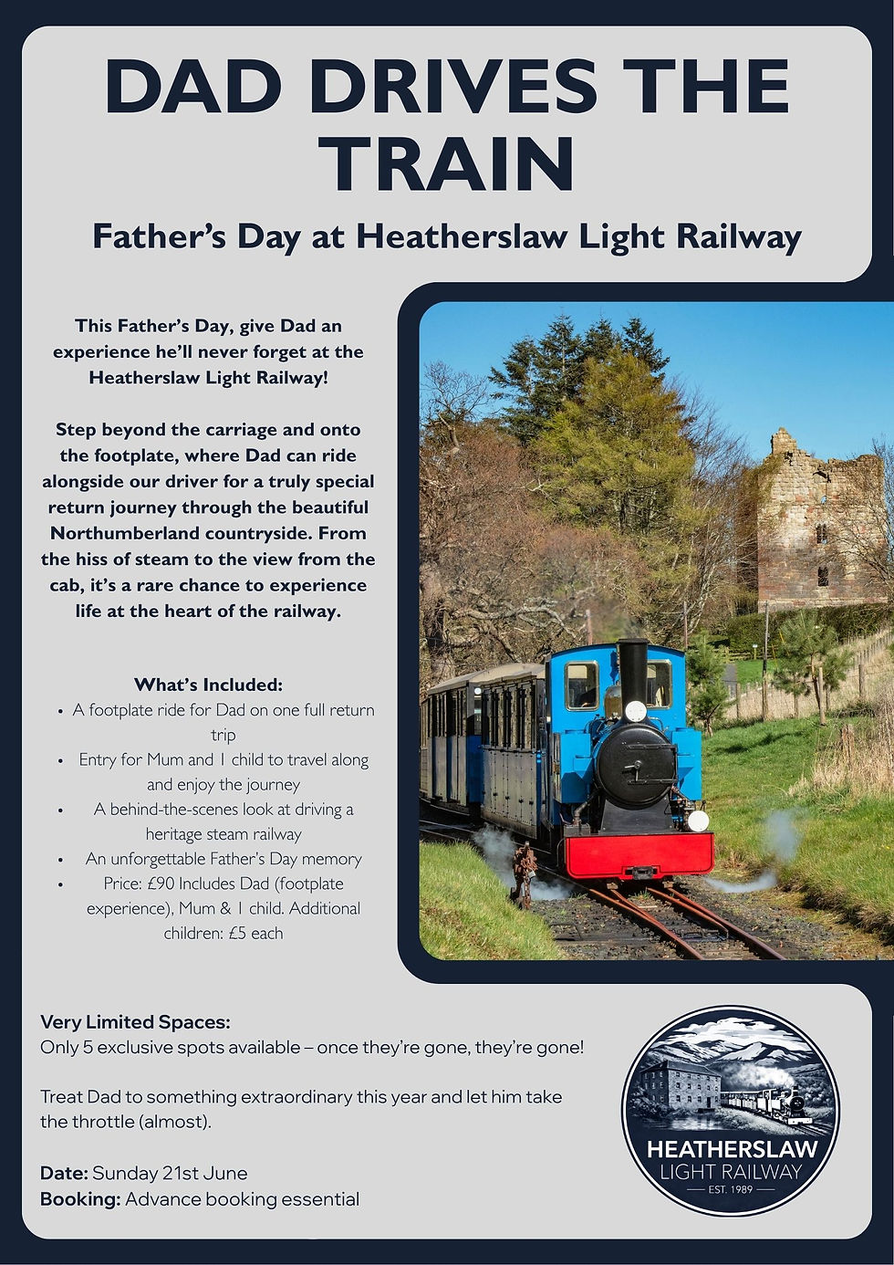 Dad Drives the Train