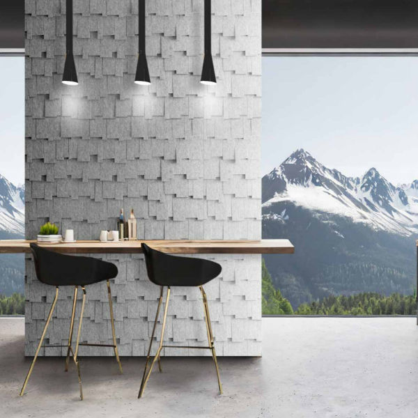 Schindel in Siulbergrau an der WAnd, Aussicht auf verschneite Berggipfel