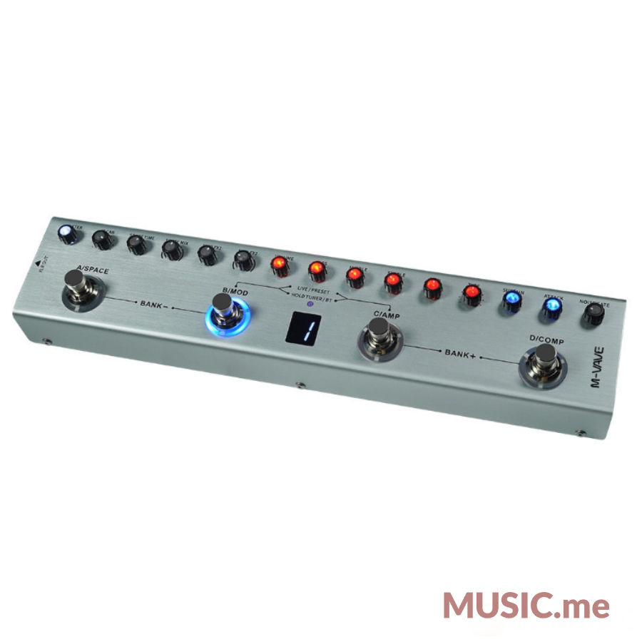 縮圖：M-VAVE Tank-B Bass Multi Effect