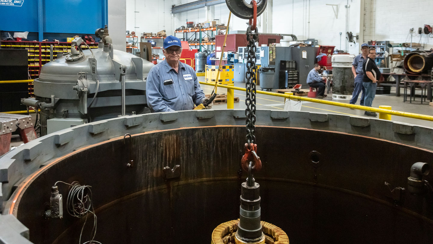 Heavy machinery and equipment used by an industrial manufacturer.