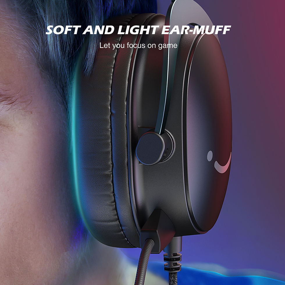 Miniatura: Headset Gamer FIFINE H9: Som Surround 7.1, Conexão USB/3.5mm e Controle de Áud
