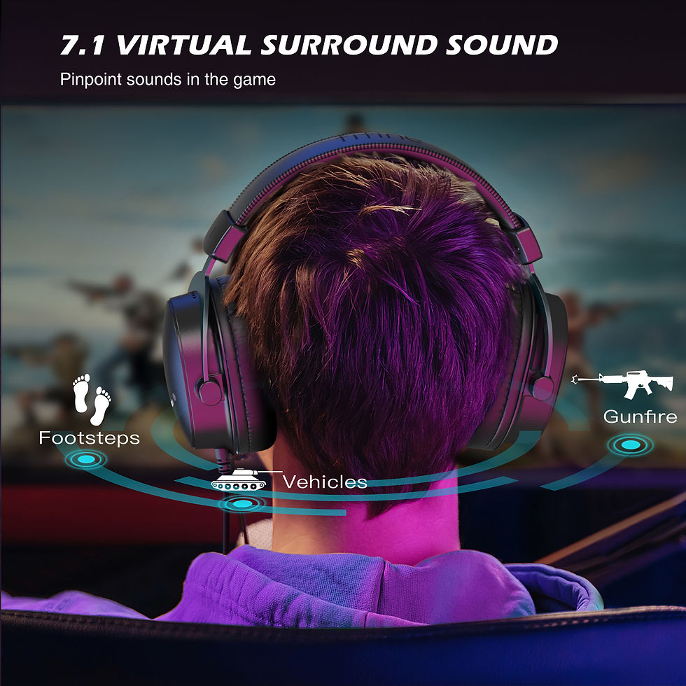 Miniatura: Headset Gamer FIFINE H9: Som Surround 7.1, Conexão USB/3.5mm e Controle de Áud