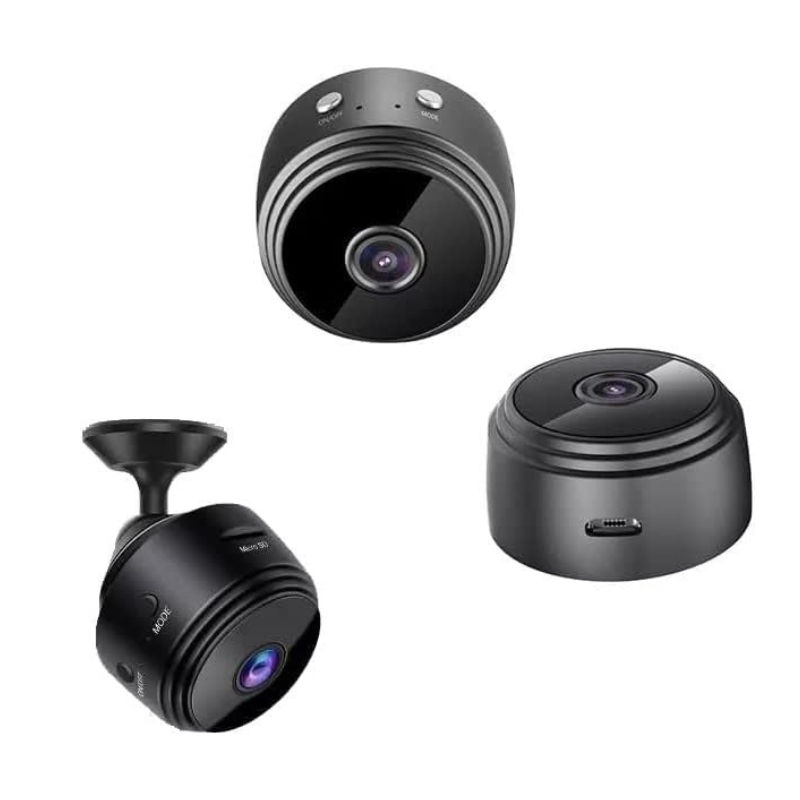 Miniatura: Mini Câmera Espiã A9 Original Sem Fio 1080p Full HD com Visão Noturna e Monit