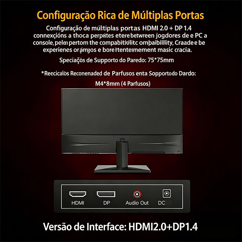 Miniatura: 24.5 Inch 240Hz Gaming Monitor 1920×1080P 120%sRGB HDR400 IPS Screen FHD 400Nit