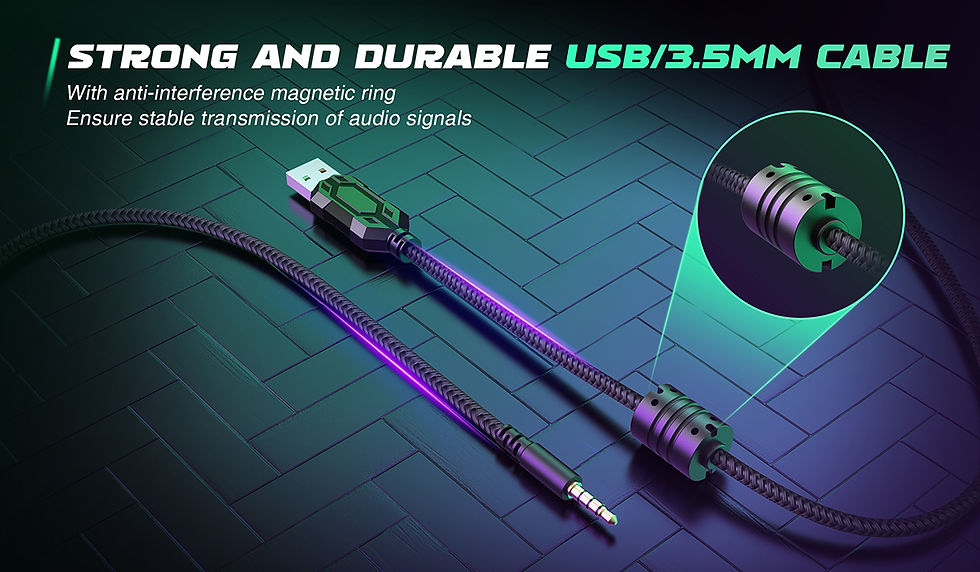 Miniatura: Headset Gamer FIFINE H9: Som Surround 7.1, Conexão USB/3.5mm e Controle de Áud